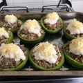 El cooksnap de Alejandra Nocito cuando hizo Zapallitos rellenos de carne picada con queso mozzarella gratinada.