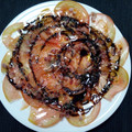 El cooksnap de Sarita Carrasco Pérez cuando hizo Ensalada de tomate con jamón.