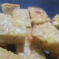 El cooksnap de Mariangel Flores cuando hizo Sopa paraguaya.