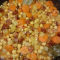 El cooksnap de Vitipin cuando hizo Garbanzos de bote con verduras y chorizo.