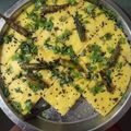 Pooja Maheshwari का कुकस्नैप जब उन्होंने गुजराती ढोकला (Gujarati Dhokla recipe in hindi) बनाया था।