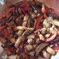 El cooksnap de Cecilia Puente cuando hizo Antipasto de berenjena y morrones.