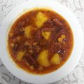 El cooksnap de Toñi Marin cuando hizo Mondongo viudo.