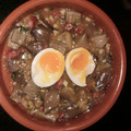 El cooksnap de anabel cuando hizo Setas con chorizo ibérico al vino.