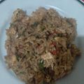 El cooksnap de Mayra Scutari cuando hizo Arroz Chaufa con pollo.