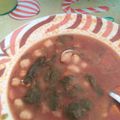 El cooksnap de Yoli cuando hizo Garbanzos con espinacas y majado Andaluz.