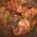 El cooksnap de Cook Mania cuando hizo Conejo con tomate y pimientos.