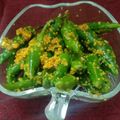 Krishna Joshi's cooksnap of when they made વઢવાણી લીલા મરચાનું અથાણું (Vadhvani Green Chilli Pickle Recipe.