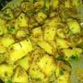 Lata pal का कुकस्नैप जब उन्होंने जीरा आलू(jeera aloo recipe in hindi) बनाया था।