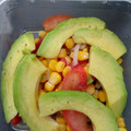 El cooksnap de Mile Duarte cuando hizo ENSALADA De Aguacate🥑 con🌽Maíz...!.