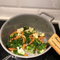 El cooksnap de Vilma Moreno cuando hizo Vegetales Salteados.