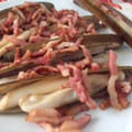 El cooksnap de Marieta cuando hizo Navajas con jamón.
