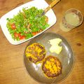 El cooksnap de veronicaabdala37 cuando hizo Hamburguesas de garbanzo y arroz yamaní.
