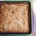 El cooksnap de moni_sud cuando hizo Tarta de pera🍐 con crumble.