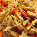 Oroszné Vörös Mária Cooksnap-ja, amikor elkészítette a(z) Zöldséges csirkemell üvegtésztával receptet.