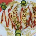 Bhumi Parikh's cooksnap of when they made સેવ ચીઝ સેન્ડવિચ (Sev Cheese Sandwich Recipe In Gujarati).