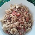 El cooksnap de yuliana Aguilar Dorado cuando hizo Arroz chaufa de carne.