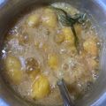 Cooksnap Mimai Manic semasa beliau membuat Bubur Pengat Pisang.