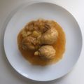El cooksnap de Javier Rubin Lopez "el salsero" cuando hizo Delicias de pollo de caserío al chilindrón (guarnición de patatas).