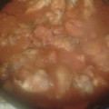 El cooksnap de Fernanda Dixon cuando hizo Pollo a la portuguesa con salsa de tomate.