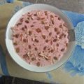 Sheenay Khan's cooksnap of when they made Strawberry custard 🍓.