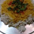 Raavi Garg का कुकस्नैप जब उन्होंने दाल चावल(daal chawal recipe in hindi) बनाया था।