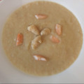 El cooksnap de Antonia García Fernández cuando hizo Crema de espárragos con gambas.