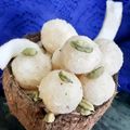 Purabi Das Dutta's cooksnap of when they made চিনির নারকোল নাডু(chinir narkel naru recipe in Bengali).