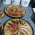 El cooksnap de silvina omar cuando hizo Tarta de manzana y crema pastelera.