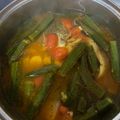 Cooksnap Nani semasa beliau membuat Asam Rebus Siakap.