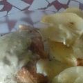 El cooksnap de Nina❤ cuando hizo Pollo a la crema de mostaza con papas al horno 😋.