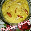 Meetu Garg का कुकस्नैप जब उन्होंने बादाम बेसन हलवा बनाया था।