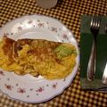 El cooksnap de Núria Fayro cuando hizo Tortilla francesa rellena de aguacates.