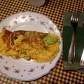 El cooksnap de Núria Fayro cuando hizo Tortilla francesa rellena de aguacates.