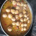 El cooksnap de Jose Luis cuando hizo Albóndigas con setas en salsa de mostaza y soja.