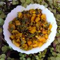 Abhilasha Singh का कुकस्नैप जब उन्होंने मूली और मूली के पत्ते की सब्जी (mooli aur patto ki sabzi recipe in Hindi) बनाया था।