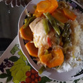 El cooksnap de Silvia Cristina Granobles cuando hizo Pollo en salsa con verduras.