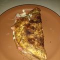 El cooksnap de Franco Caldarola cuando hizo Omelette de queso y tomate.