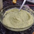 El cooksnap de Laura Sandoval cuando hizo Dip de arvejas.