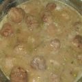 El cooksnap de Sara Idaira Triana cuando hizo Albóndigas en salsa.