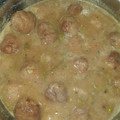 El cooksnap de Sara Idaira Triana cuando hizo Albóndigas en salsa.