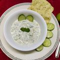 Kumkum Chatterjee's cooksnap of when they made TZATZIKI (Cucumber Yogurt Dip).