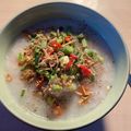 Cooksnap của Cù Đăng Thùy Vy khi họ làm theo món Cháo thịt băm cà rốt nấm
