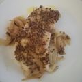El cooksnap de Marta cuando hizo Merluza al horno con mostaza y sésamo.