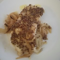 El cooksnap de Marta cuando hizo Merluza al horno con mostaza y sésamo.