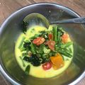Cooksnap dari Eki Mutmayanti untuk resep Sayur labu kacang panjang tempe telur puyuh santan 😁