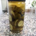El cooksnap de olga mattiuzzo cuando hizo Pepinos en vinagre.