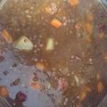 El cooksnap de Marieta cuando hizo Lentejas con chorizo y morcilla de Burgos.