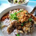 รูป Cooksnap ของ Eve Nevenave เมื่อเขาทำ ข้าวต้มเครื่องหมูสับรวน