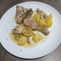 El cooksnap de Tonysantos cuando hizo Pollo asado al ajillo y limón.